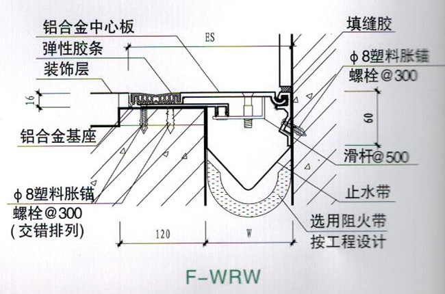 地面变形缝F-WRW(图2)